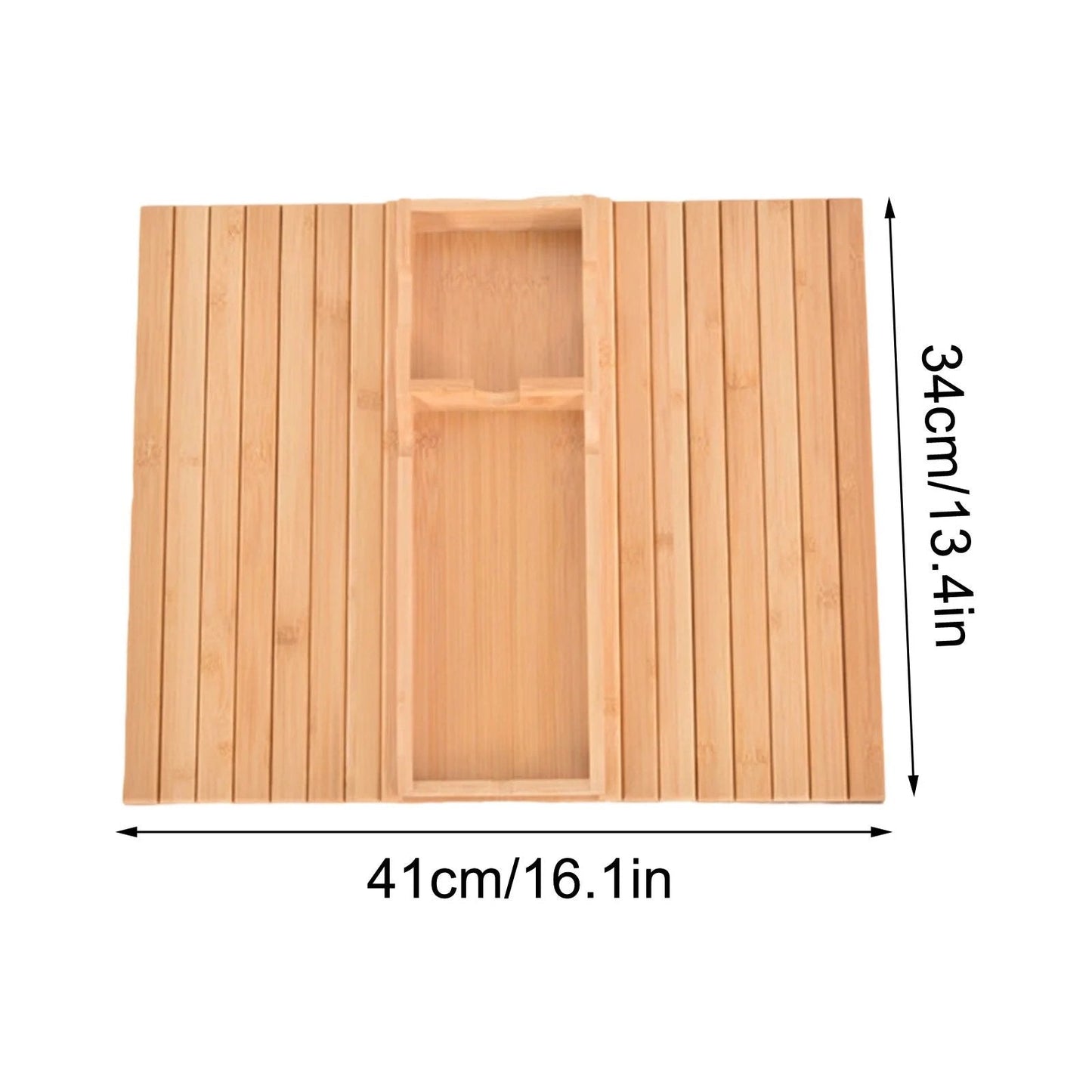 🛋️ Bamboo Sofa Arm Tray - Anti Falling Couch Arm Tray Table