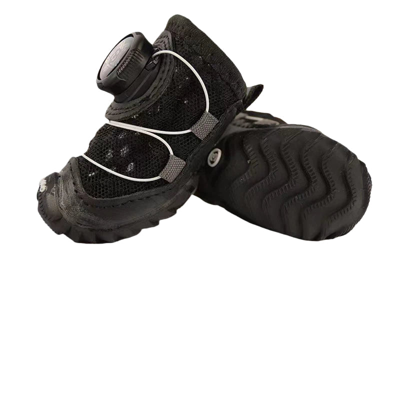Comfortable paw-shaped shoes (2 pairs) suitable for dogs of all sizes