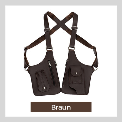 Diebstahlsichere Outdoor-Unterarm-Schultertasche für Herren