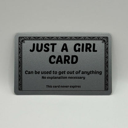 Funny Autism Excuse Card