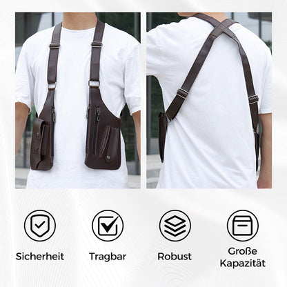 Diebstahlsichere Outdoor-Unterarm-Schultertasche für Herren