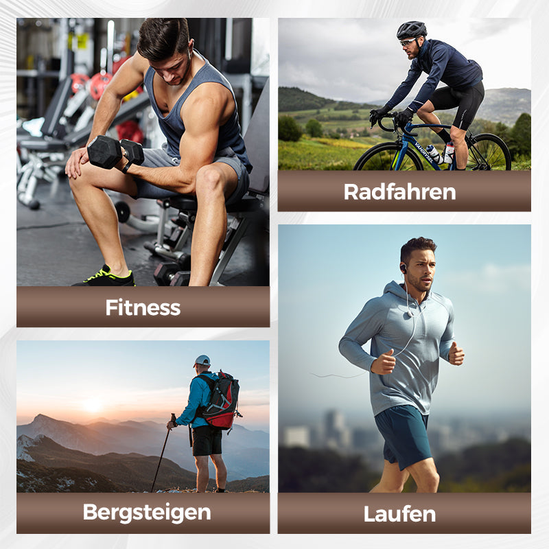 Diebstahlsichere Outdoor-Unterarm-Schultertasche für Herren