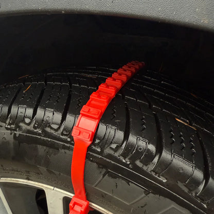 Avoid Being Stuck in Snow or Mud — Instant Tire Traction Straps