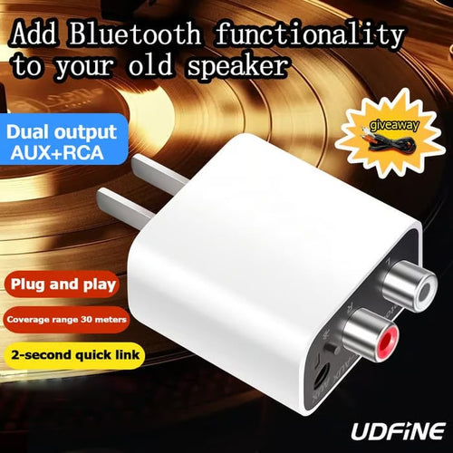 Bluetooth 5.4 Receiver – Upgrade Old Speakers to Wireless Audio