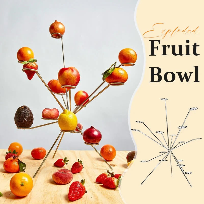 🎆✅ Exploding Fruit Bowl – Fireworks Decor + Fruit Holder