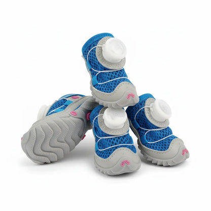 Comfortable paw-shaped shoes (2 pairs) suitable for dogs of all sizes