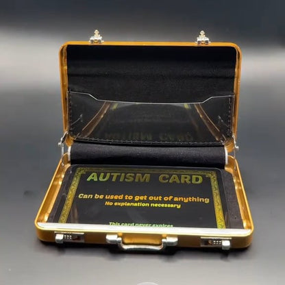 Funny Autism Excuse Card